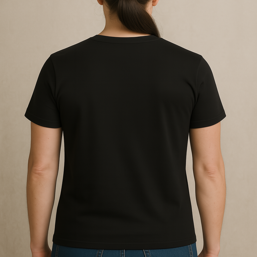T-Shirt Noir EssĂȘncia Femme