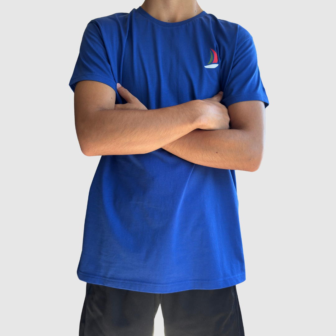 T-Shirt Bleu EssĂȘncia Homme