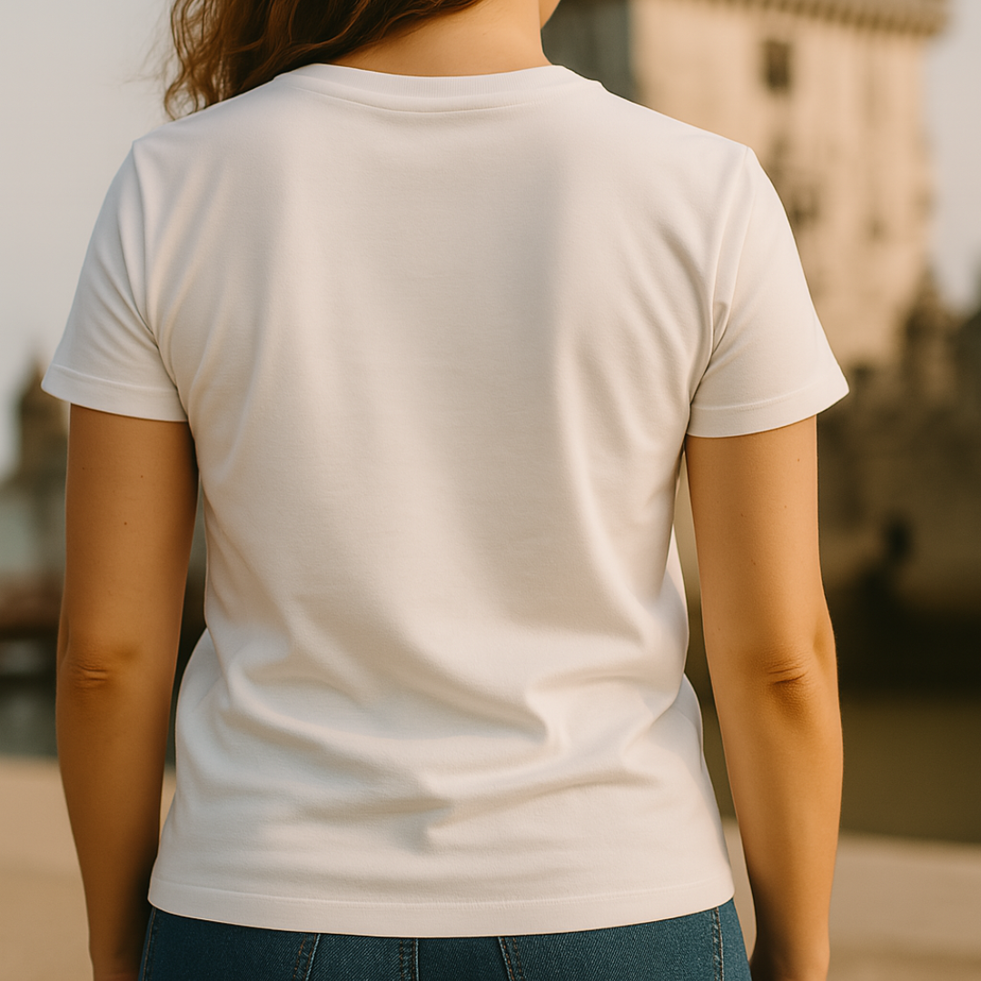 T-Shirt Blanc EssĂȘncia Femme