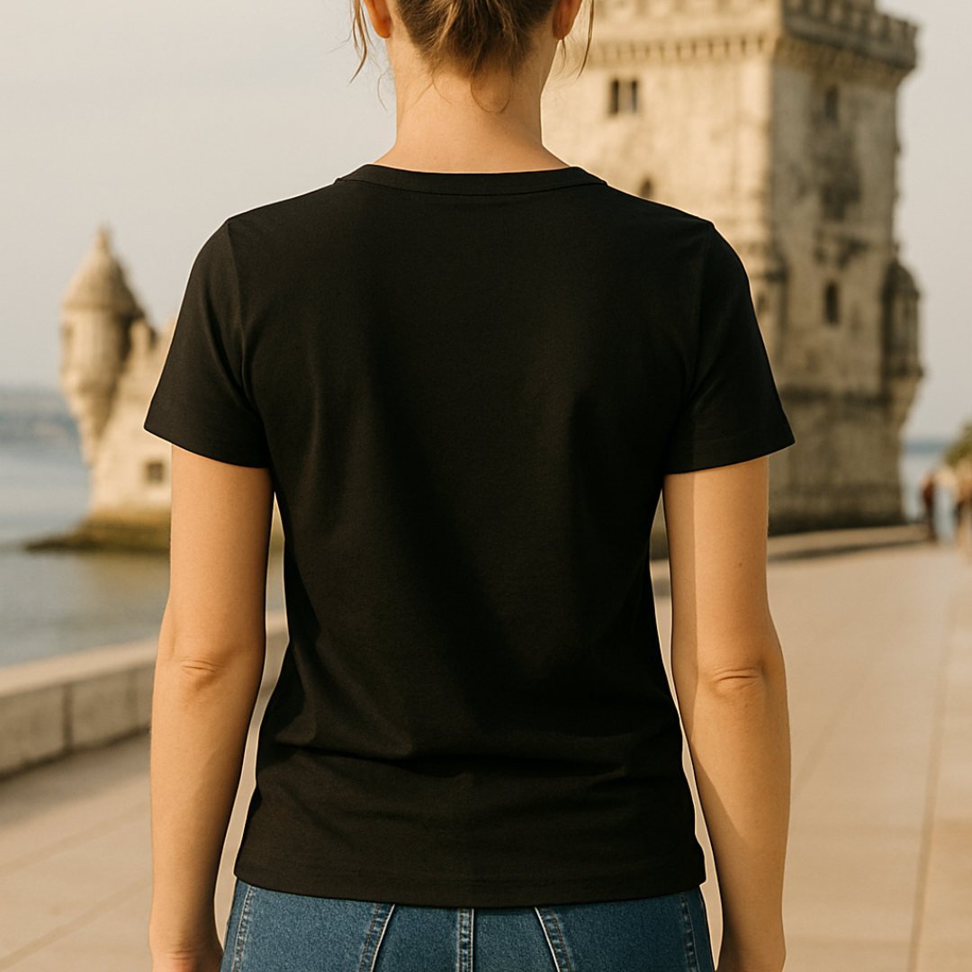 T-Shirt Noir EssĂȘncia Femme