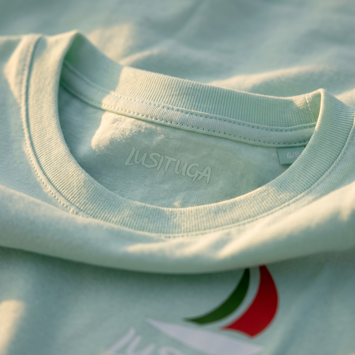 T-shirt Enfant Vert Pâle Caravela