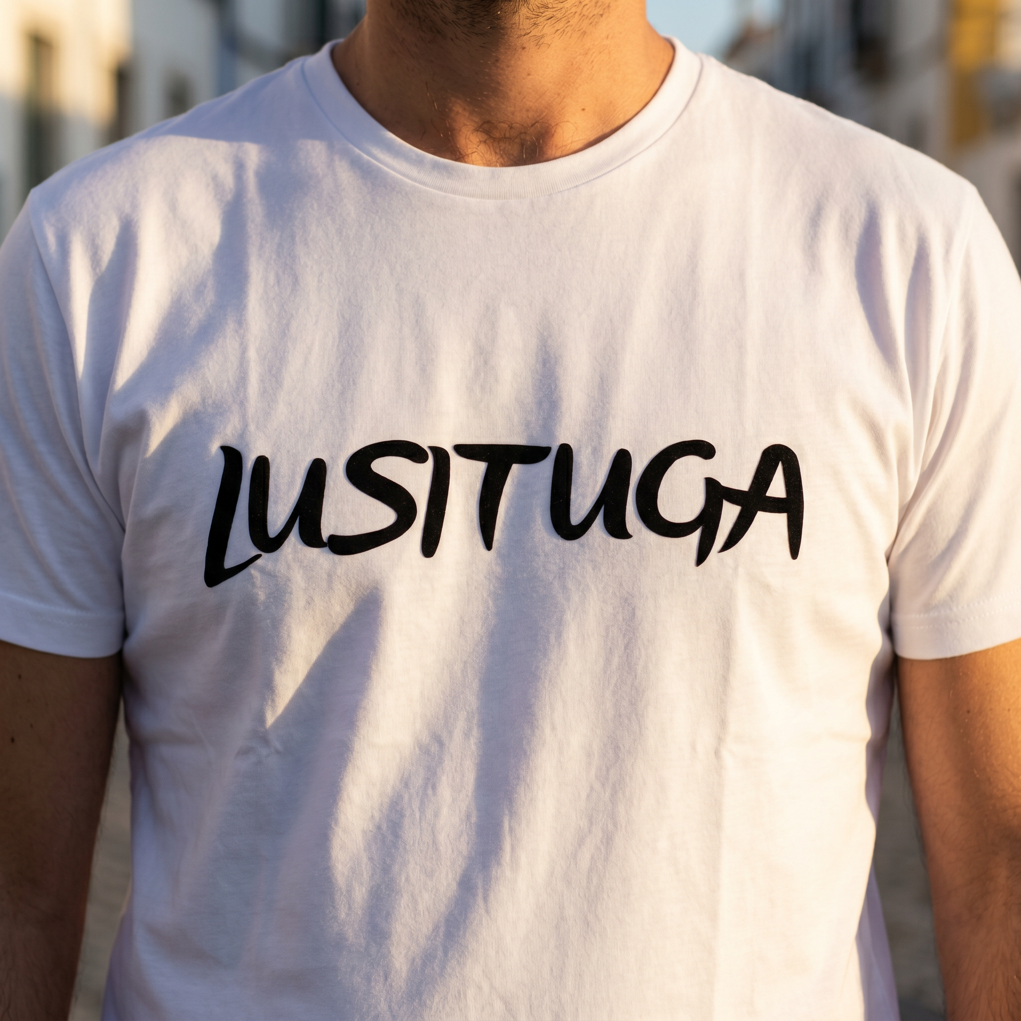 T-Shirt Blanc Lusituga